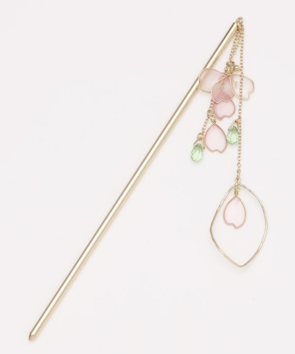 HARU-NISHIKI Sakura Kanzashi Hair Pin - Ametsuchi