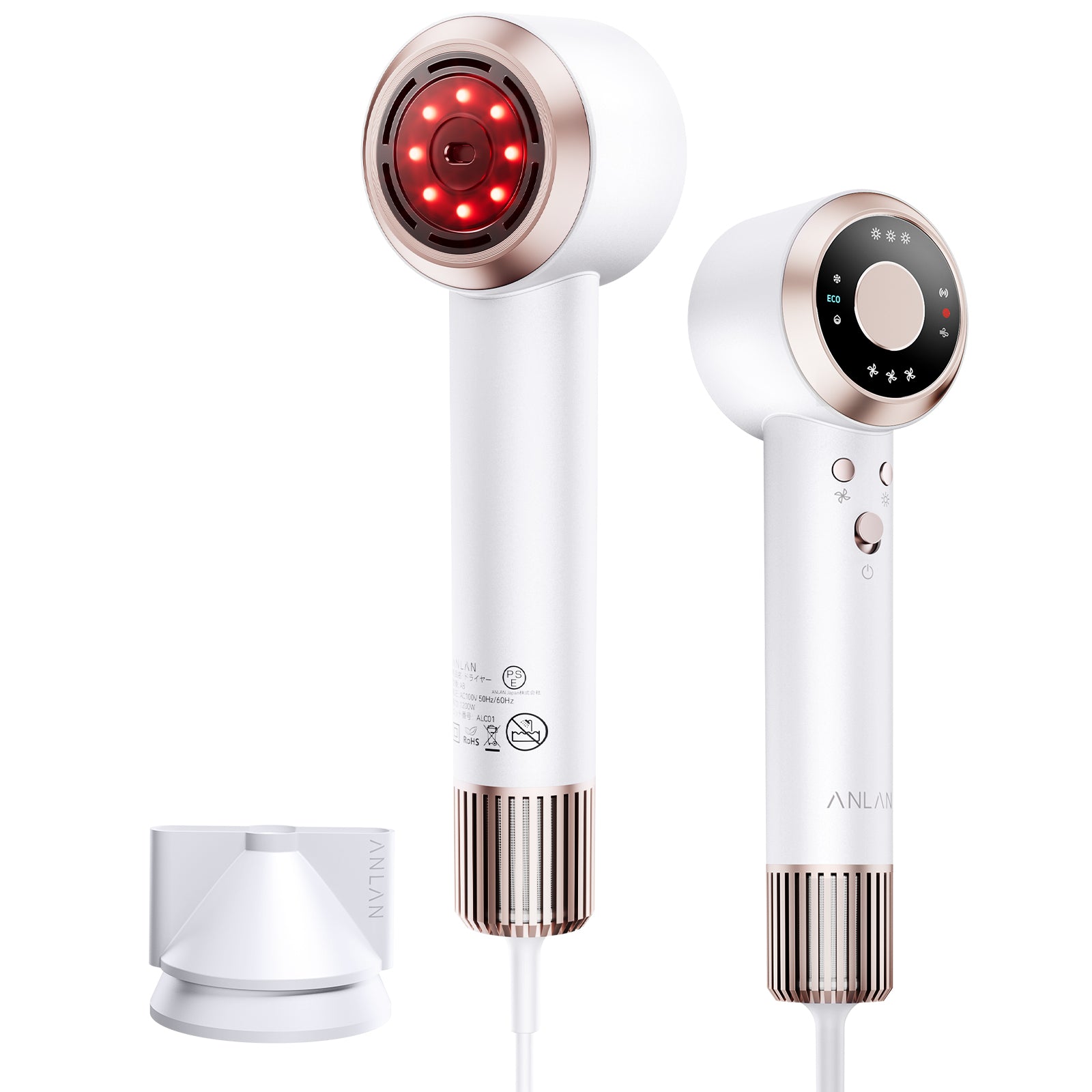 ANLANダブルケアドライヤーMATE AI機能搭載 子供モード 速乾性抜群