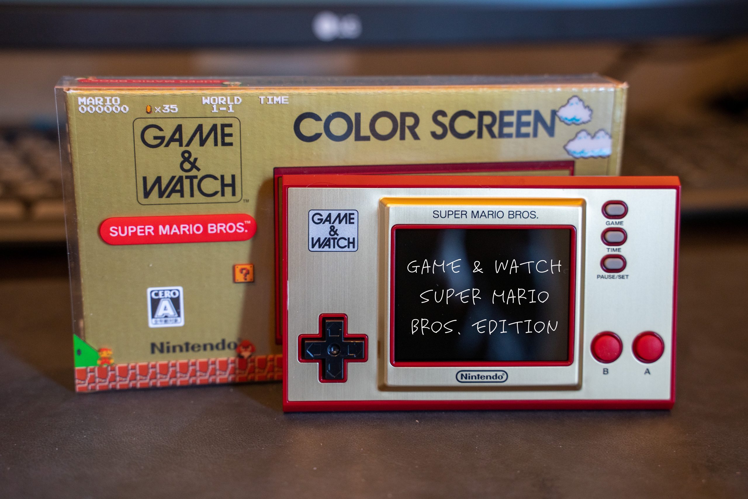マリオが35歳なので記念の『GAME&WATCH SUPER MARIO BROS.ver』を買い