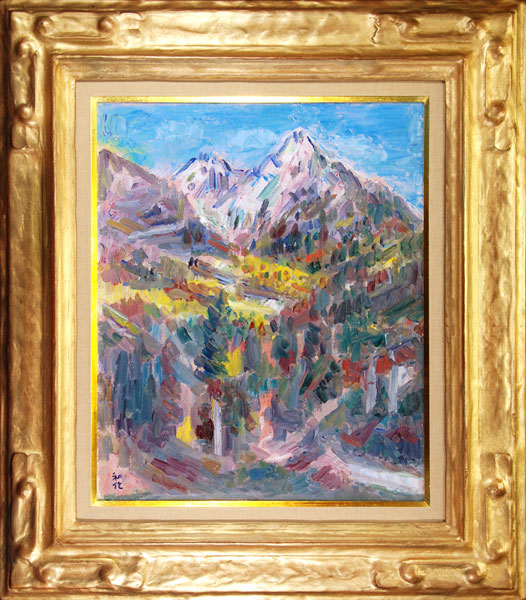 小林和作 「秋山」 油彩8号｜【Arts Ship】のむら画廊