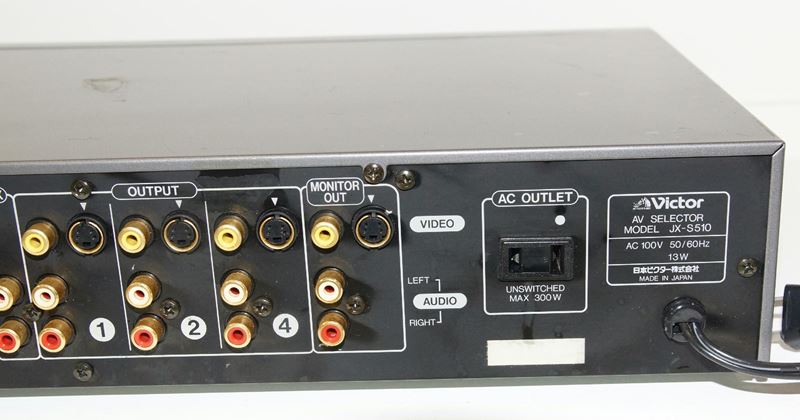 ビクター VICTO JX-S510 アンプ内蔵AVセレクター