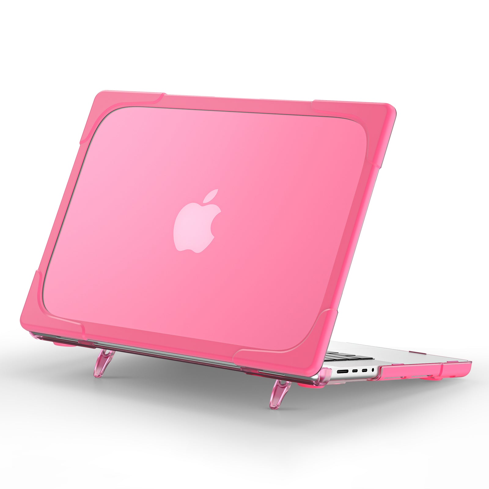 MacBook Pro 14 16 inch Case Heavy Duty Hard Protective Cover (Rose