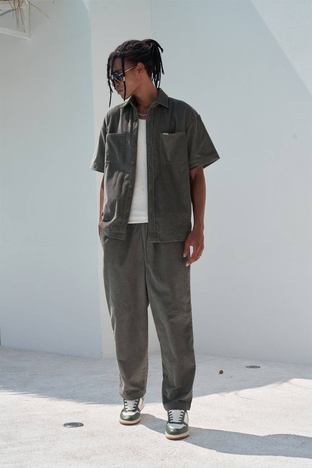 Buy Olive Corduroy Pants | BonkersCorner