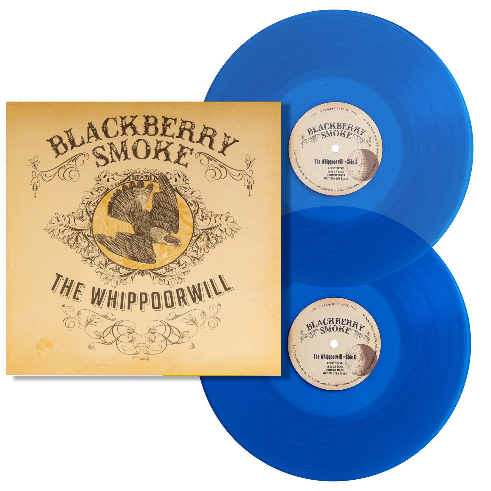 BLACKBERRY SMOKE THE WHIPPOORWILL Vinyl 180 GRAM LP RECORD