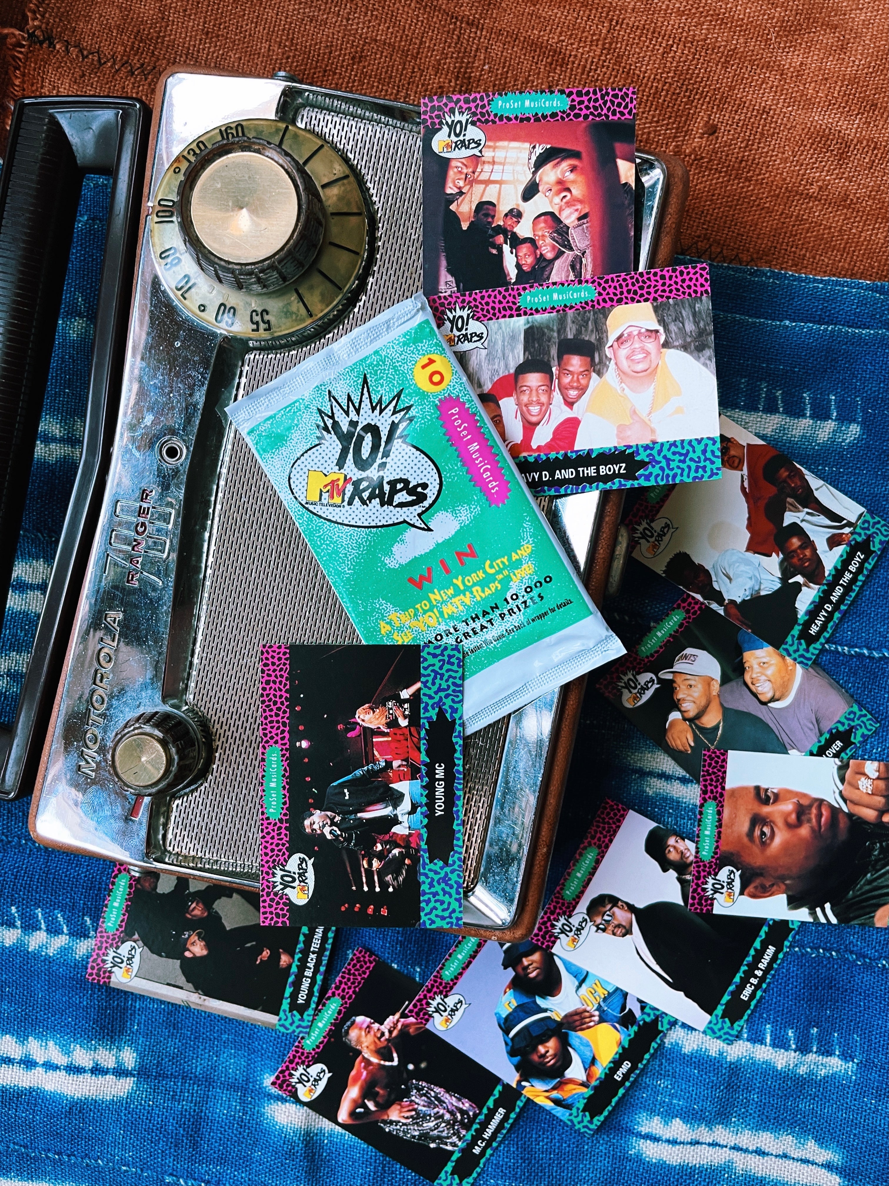 Vintage YO! MTV Raps Trading Card Packs (1990's) – BLK MKT Vintage