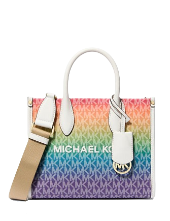 Michael Michael Kors Mirella Small Rainbow Signature Logo
