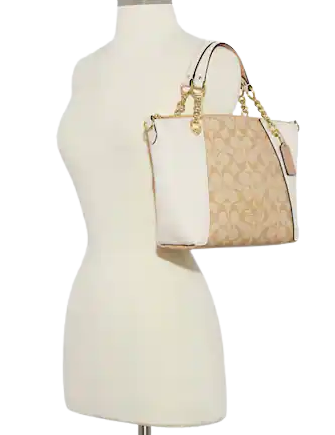 Coach Kacey Chain Satchel In Signature Canvas | Brixton Baker