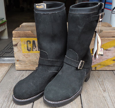 CHIPPEWA 11'エンジニアブーツ ブラックスエード 91069 /BUDDY U.S.