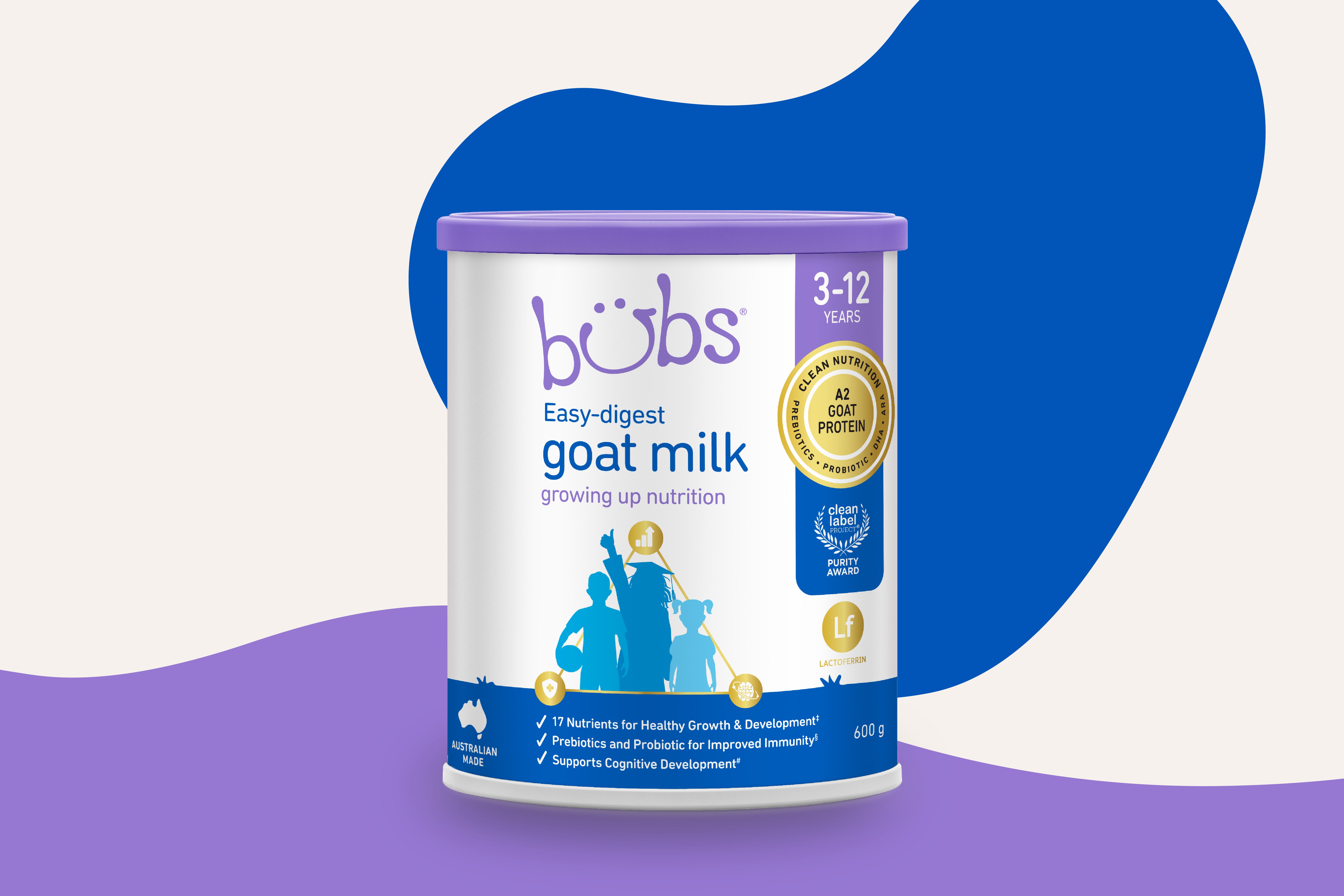 Bubs® Easy-digest Goat Milk Growing Up Nutrition – Bubs Australia