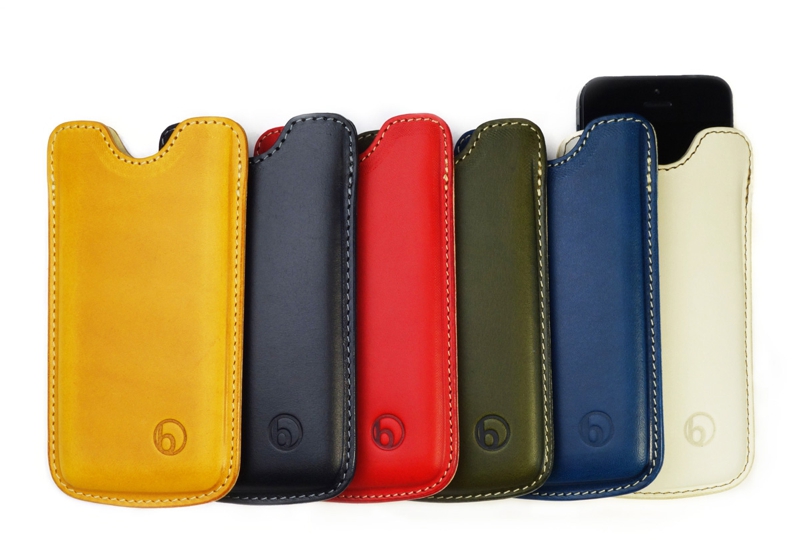 ハンドメイドフェルト & レザーケース for iPhone5 4s/4 - buzzhouse