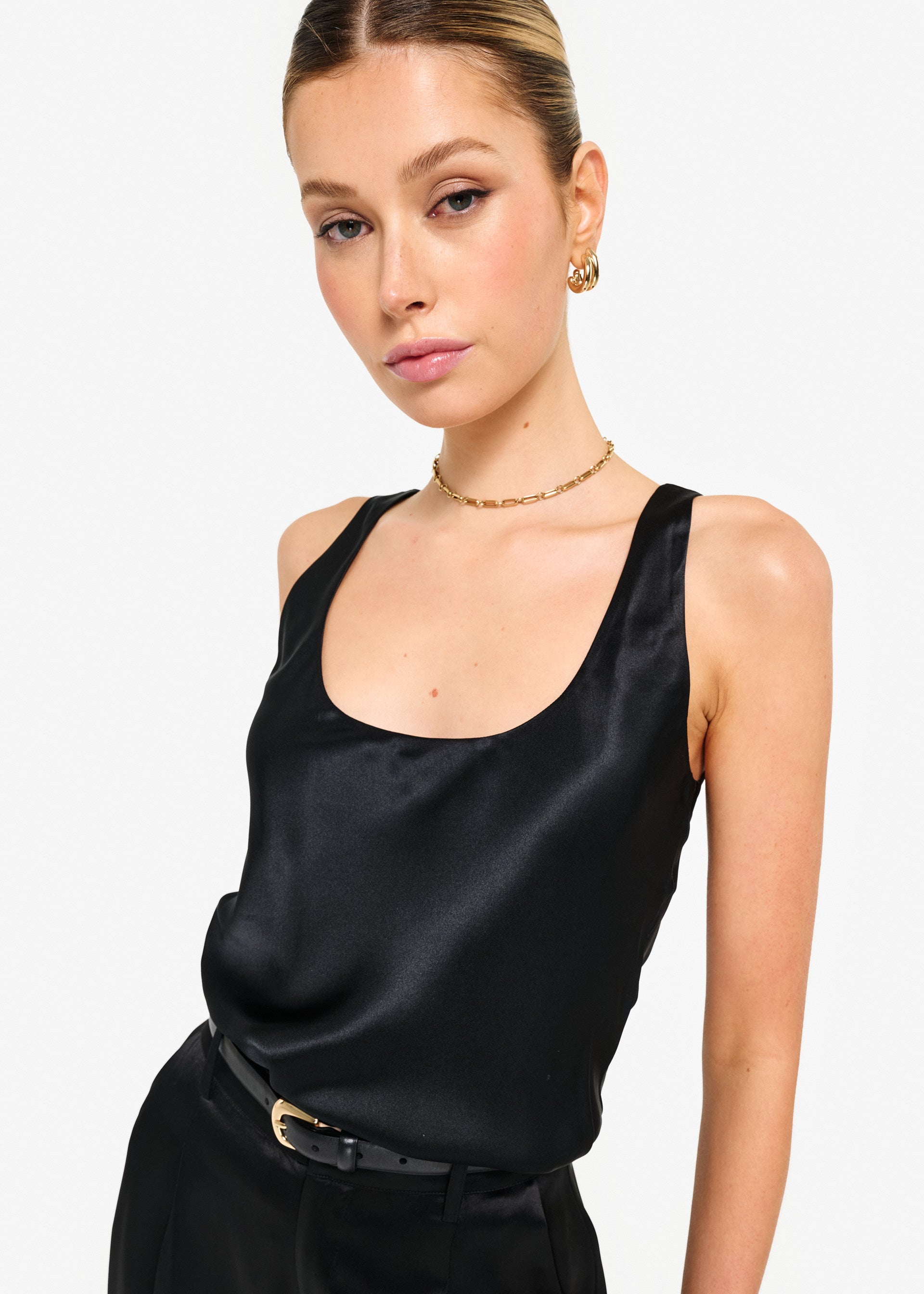 Andressa Camisole Black – CAMI NYC