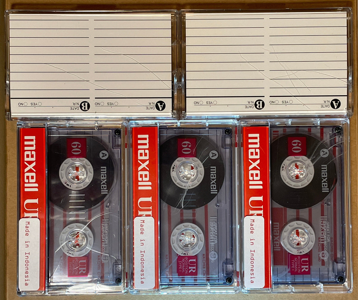 Maxell UR - 2002 - Blank Cassette Tape - New Sealed