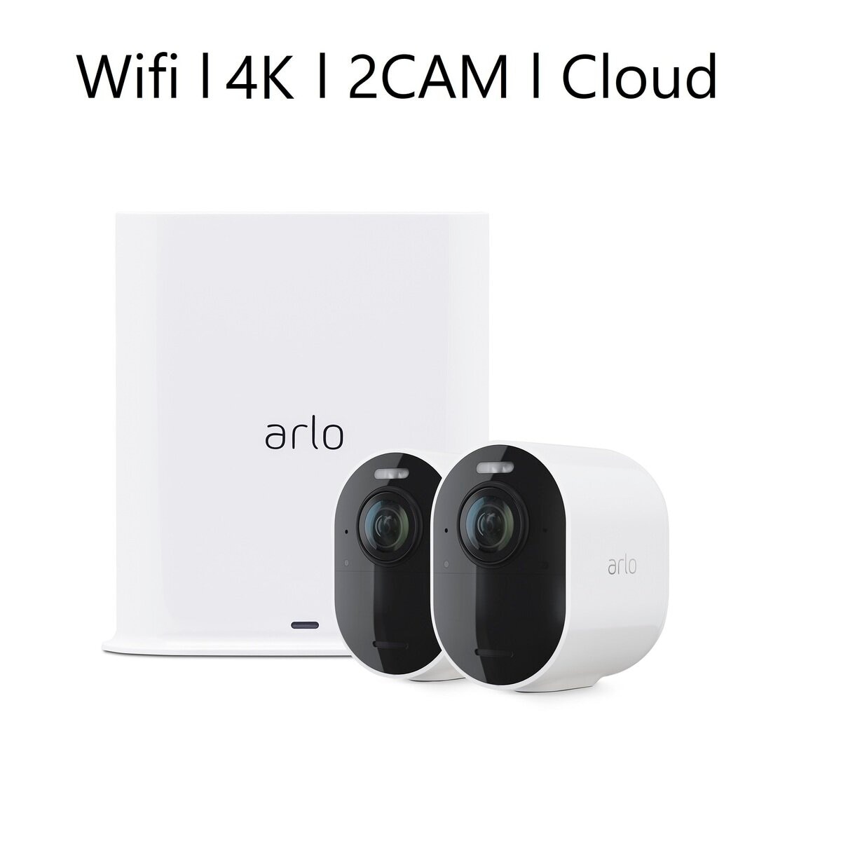 Arlo Ultra2 スポットライトワイヤレスセキュリティカメラ 2台キット