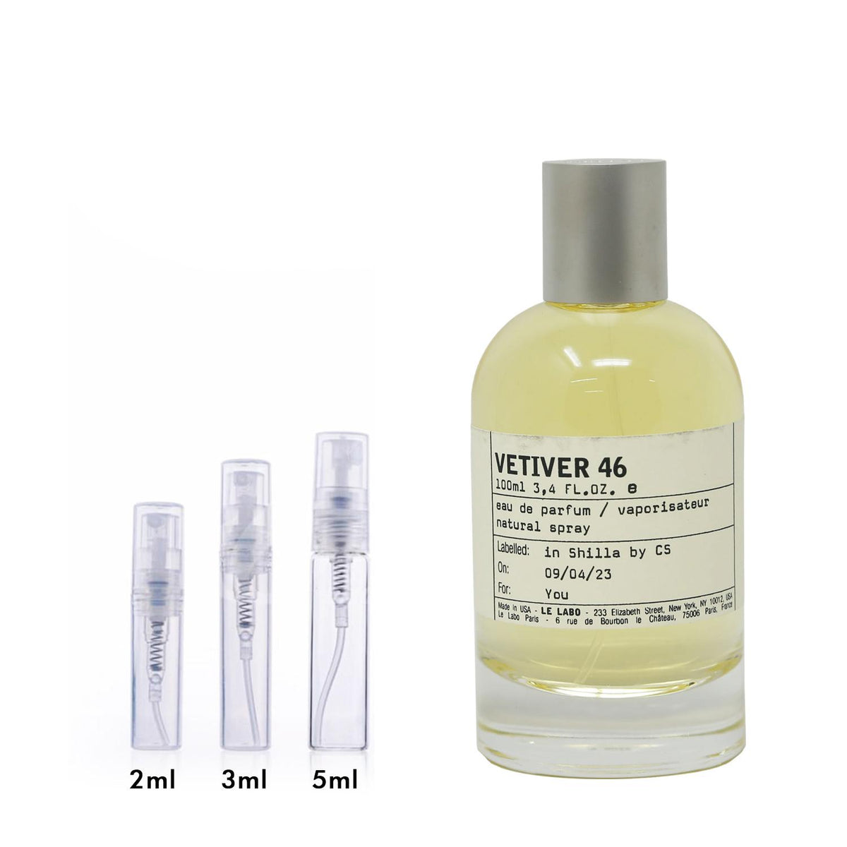 Vetiver 46 by Le Labo Fragrance Samples | DecantX | Scent Sampler