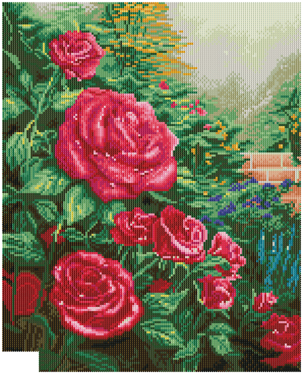 A Perfect Red Rose | Diamond Painting Kits Floral Flowers