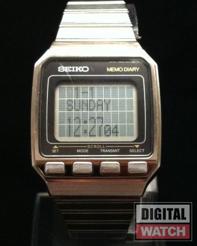 SEIKO - UW02 0010 - Databank - Vintage Digital Watch - Digital