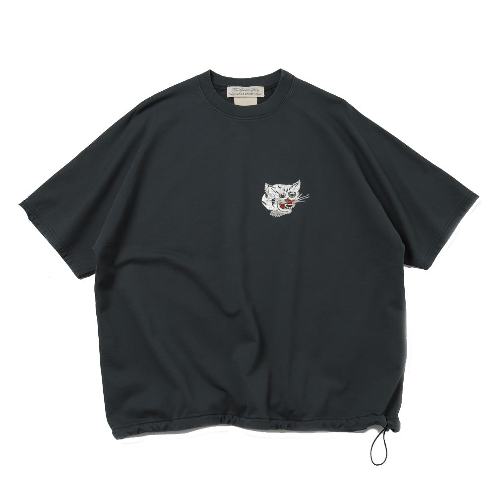 REMI RELIEF (レミレリーフ) - SP加工シェリー裏毛SSクルー(刺繍-虎