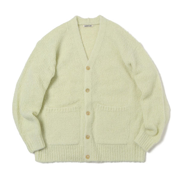 ALPACA WOOL SUPER LIGHT KNIT BIG CARDIGAN (A20AC01AW) | AURALEE
