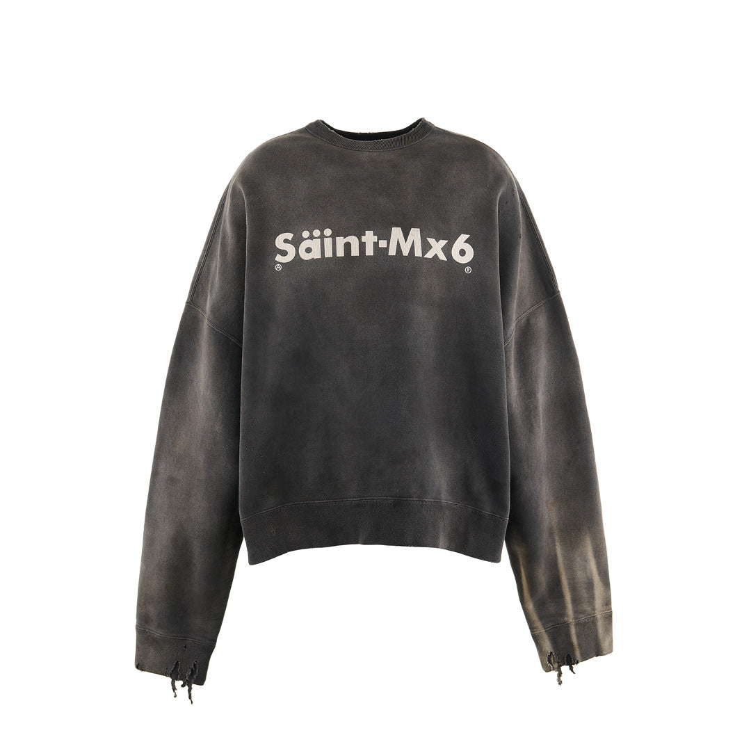 Saint Mxxxxxx (セントマイケル) CREW SWEAT CHAOS SM-YS1-0000-034