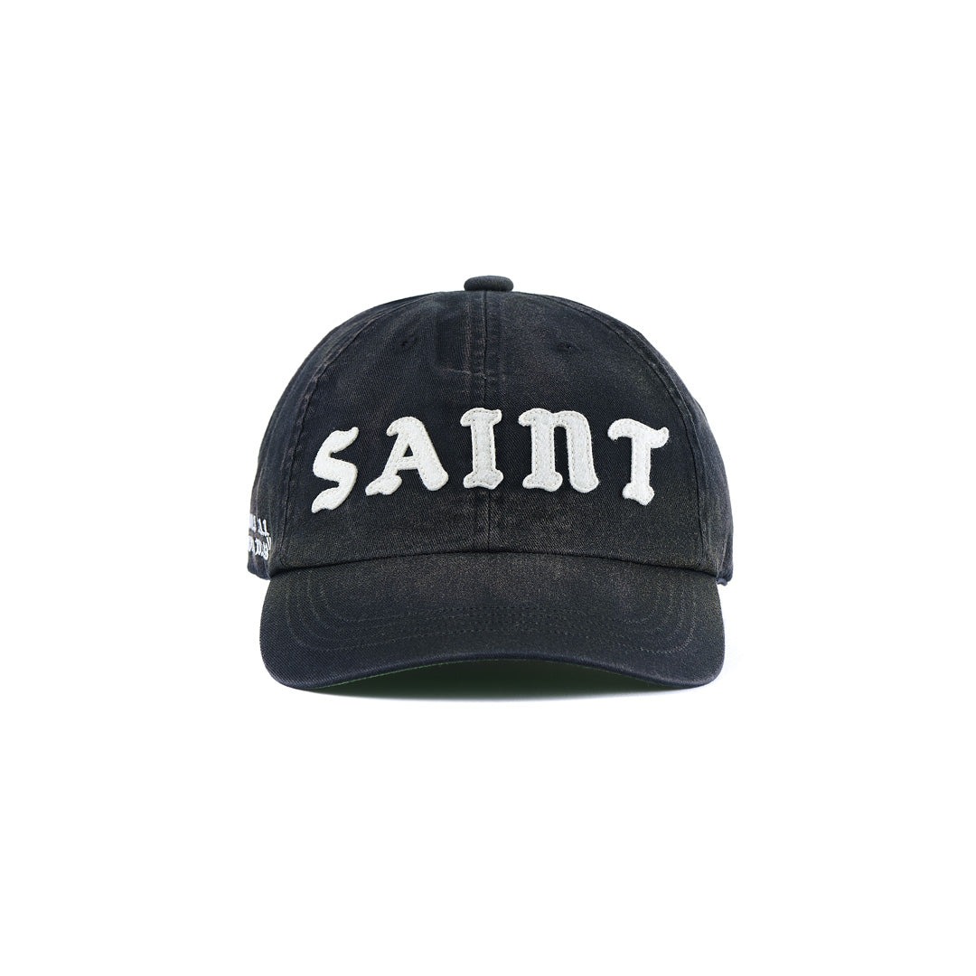 Saint Mxxxxxx (セントマイケル) 6 PANEL CAP SAINT BLACK SM-HR8-0000