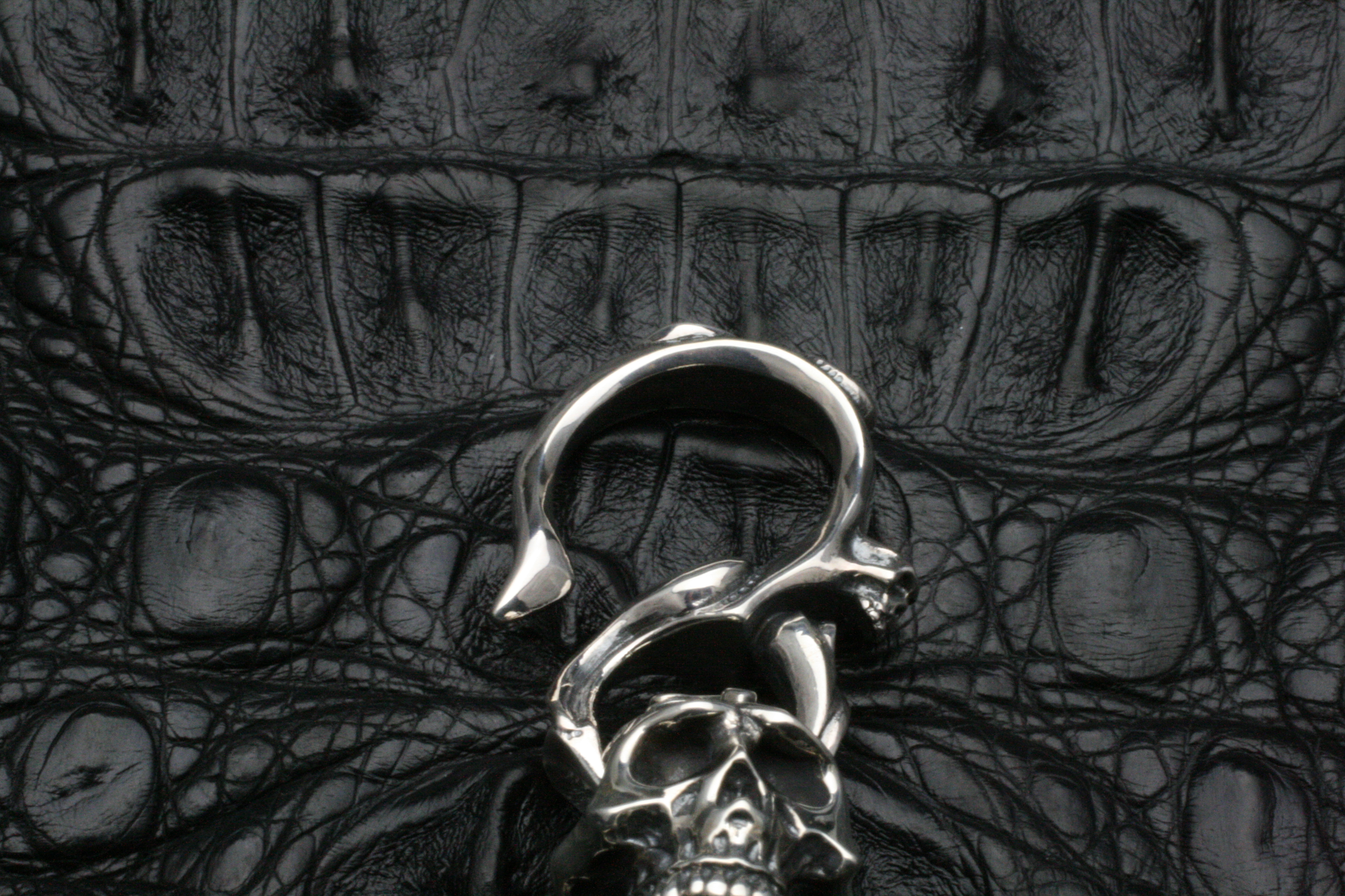 エンプティースカルキーホルダー/F.A.L（シルバーアクセサリー）