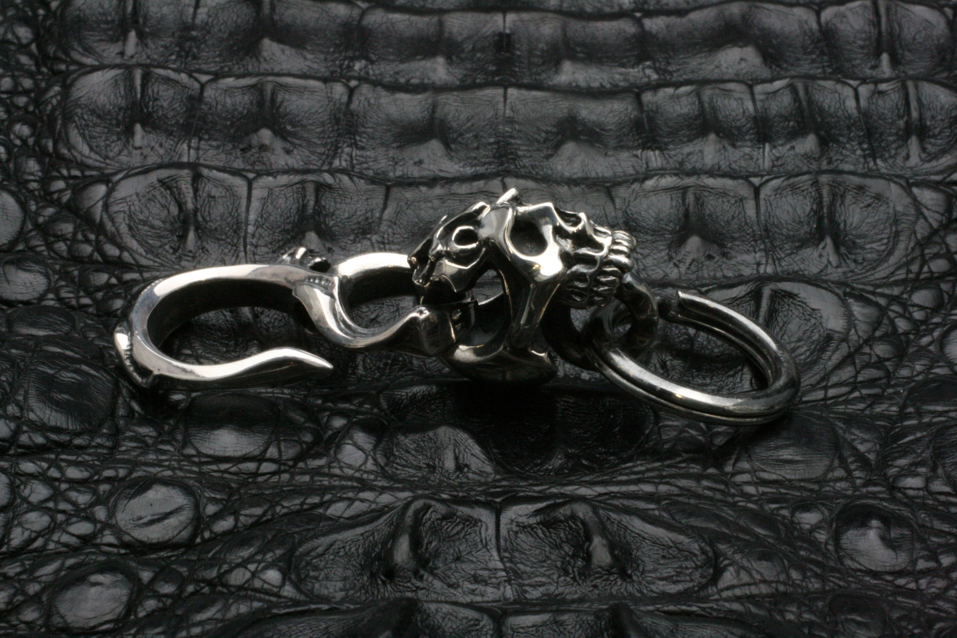 エンプティースカルキーホルダー/F.A.L（シルバーアクセサリー）