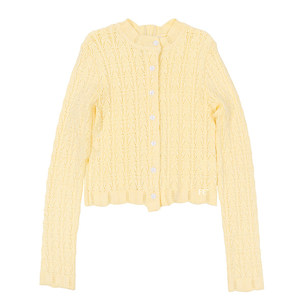 Laurent Yellow cardigan – Flying Colors