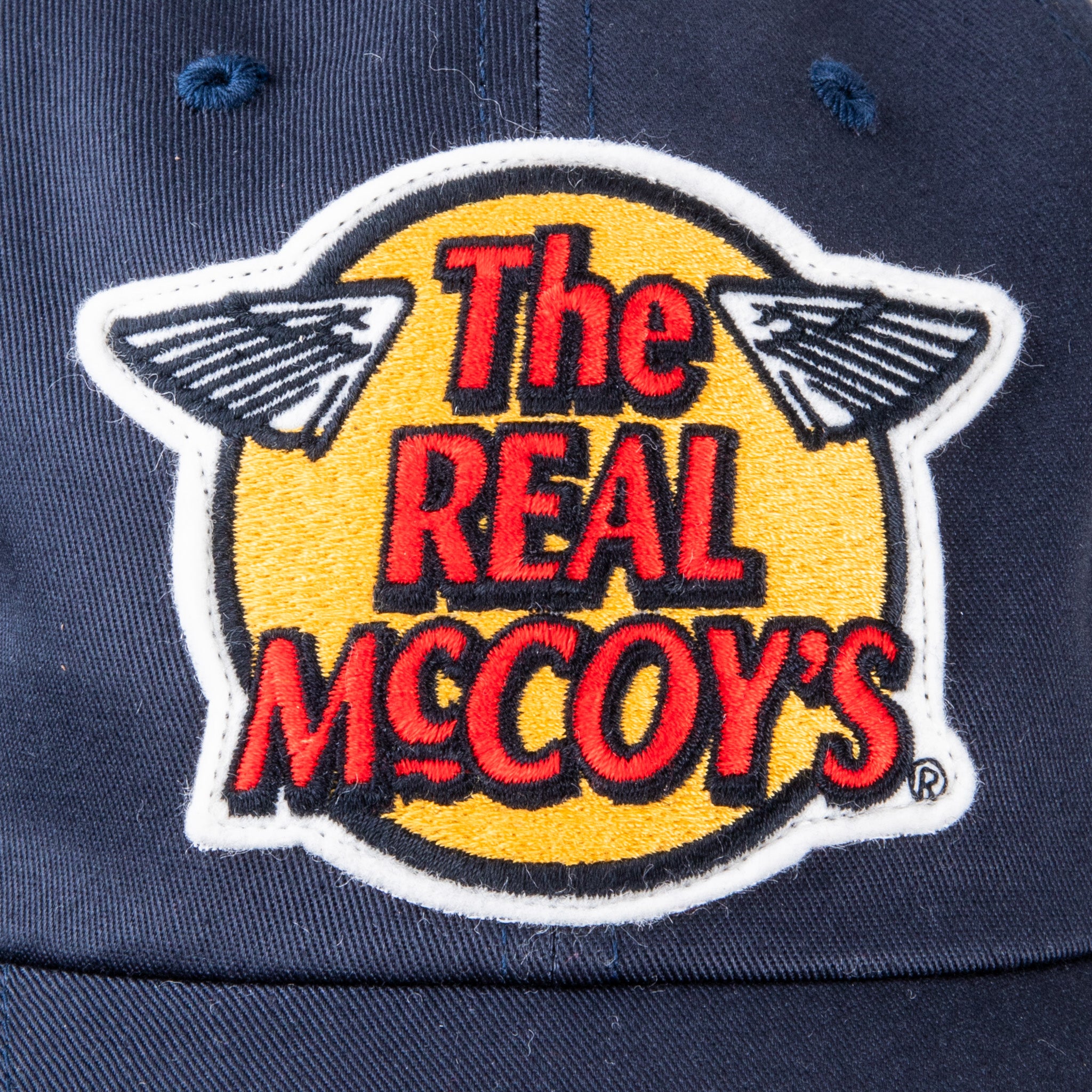 The Real McCoy's Logo Baseball Cap Navy – Frans Boone Store