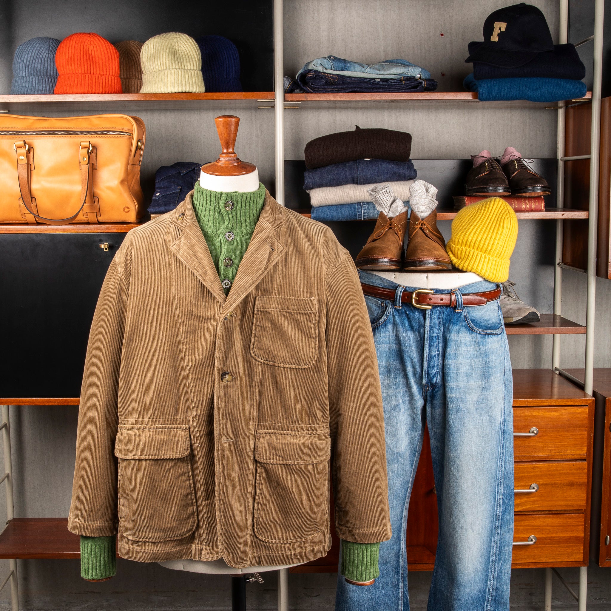 Engineered Garments Loiter Jacket 8-Wale Corduroy Khaki – Frans