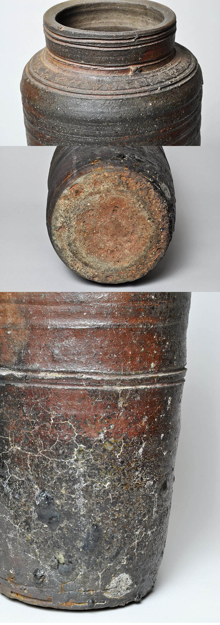 古美術 肥後 - 南蛮切溜花入 | 古美術品専門サイト fufufufu.com