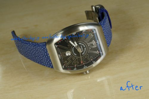 FRANCK MULLER.フランクミュラー,ヴァンガード／ガルーシャ(エイ皮革