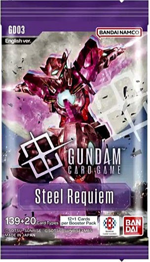 Gundam TCG - GD-03 - Steel Requiem Booster Pack (Buy 2 Get 1 Free