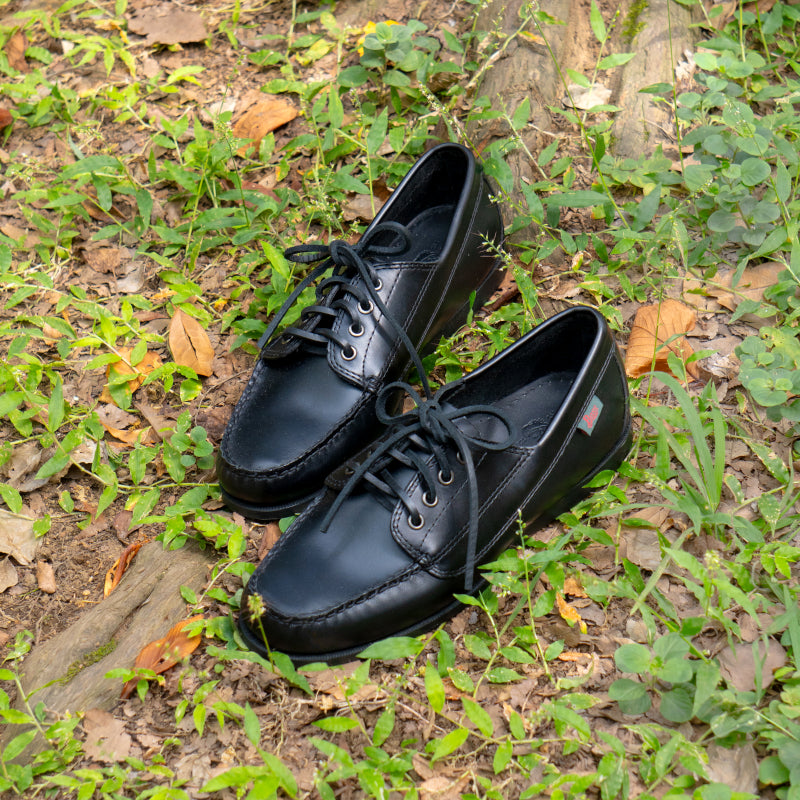 カジュアルシューズ | 12011 CAMP MOC / BLACK MONO (RUBBER SOLE