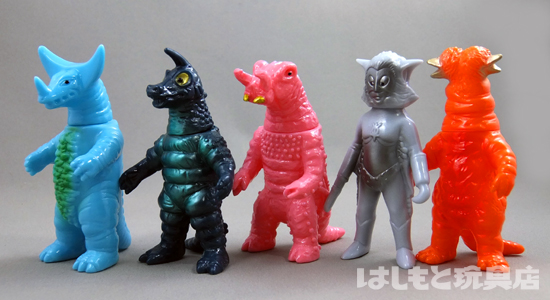 円谷コミュニケーションズ／復刻ブルマァクミニ怪獣シリーズCセット