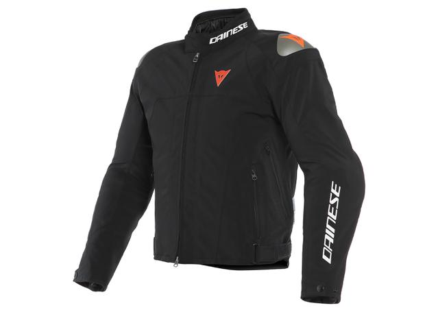 DAINESE INDOMITA D-DRY XT JACKET BLACK MATT FLURO RED – Highside Shop