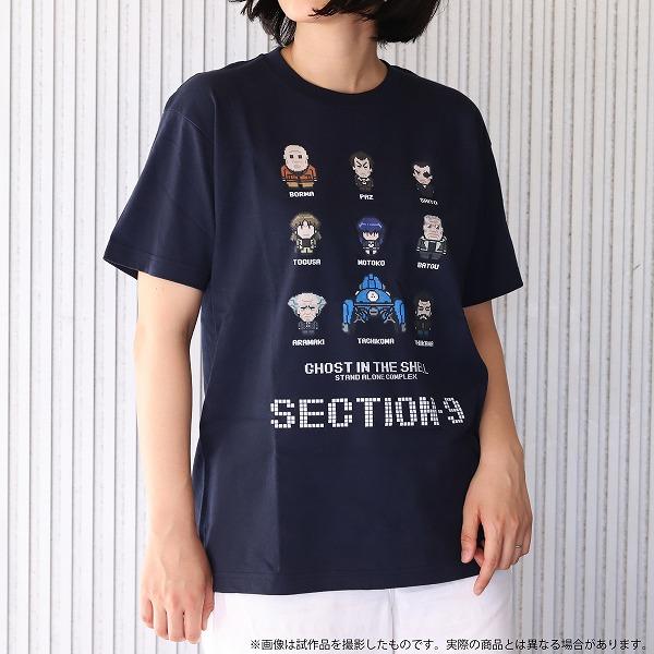 攻殻機動隊S.A.C. ピクセルアートTシャツ NAVY XL – IG Port ONLINE STORE