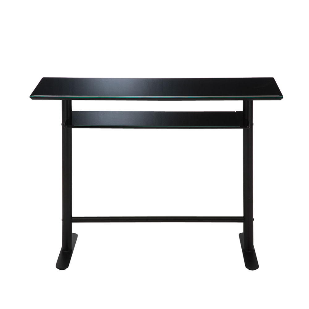 カウンターテーブル「ロイス GCT-2519」ブラック ガラス天板 | 【公式