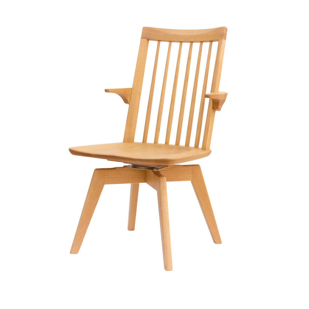 浜本工芸 ダイニングチェア「DA-3950・3953・3954・3958-MR」肘付き