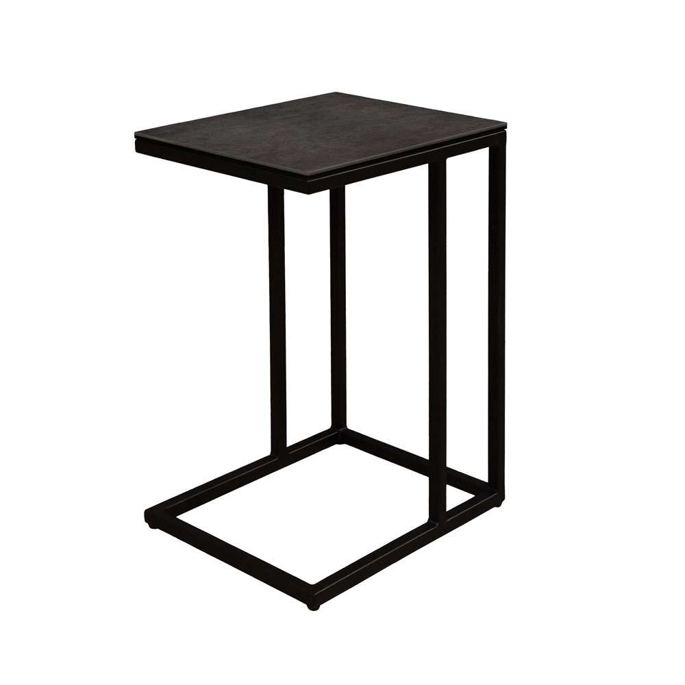 サイドテーブル「グラナダ」セラミック天板 ストームグレイ色 | 【公式