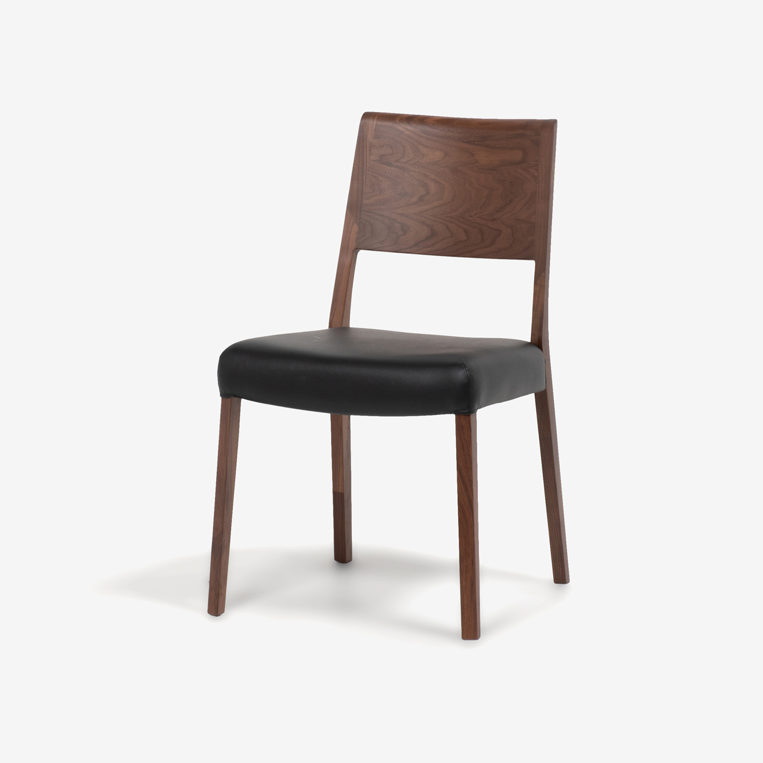 ダイニングチェア「シネマ Bタイプ」ウォールナット材 ウォールナット