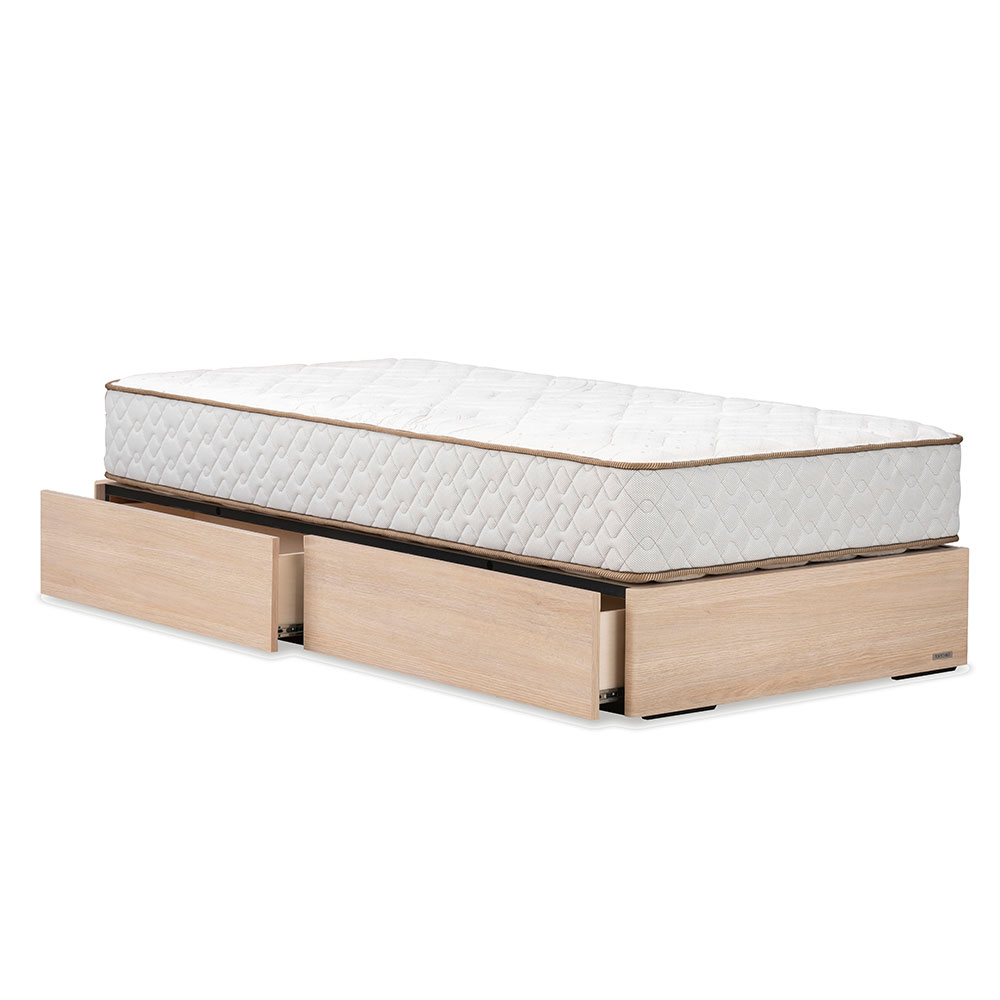 ベッドフレーム「アイセレクトFF」ヘッドボード無 引き出し付きタイプ