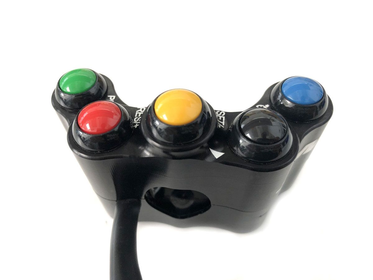 WRS - 8ボタンレーシングスイッチ 左ハンドル側 (レース用) ZX-10R '21