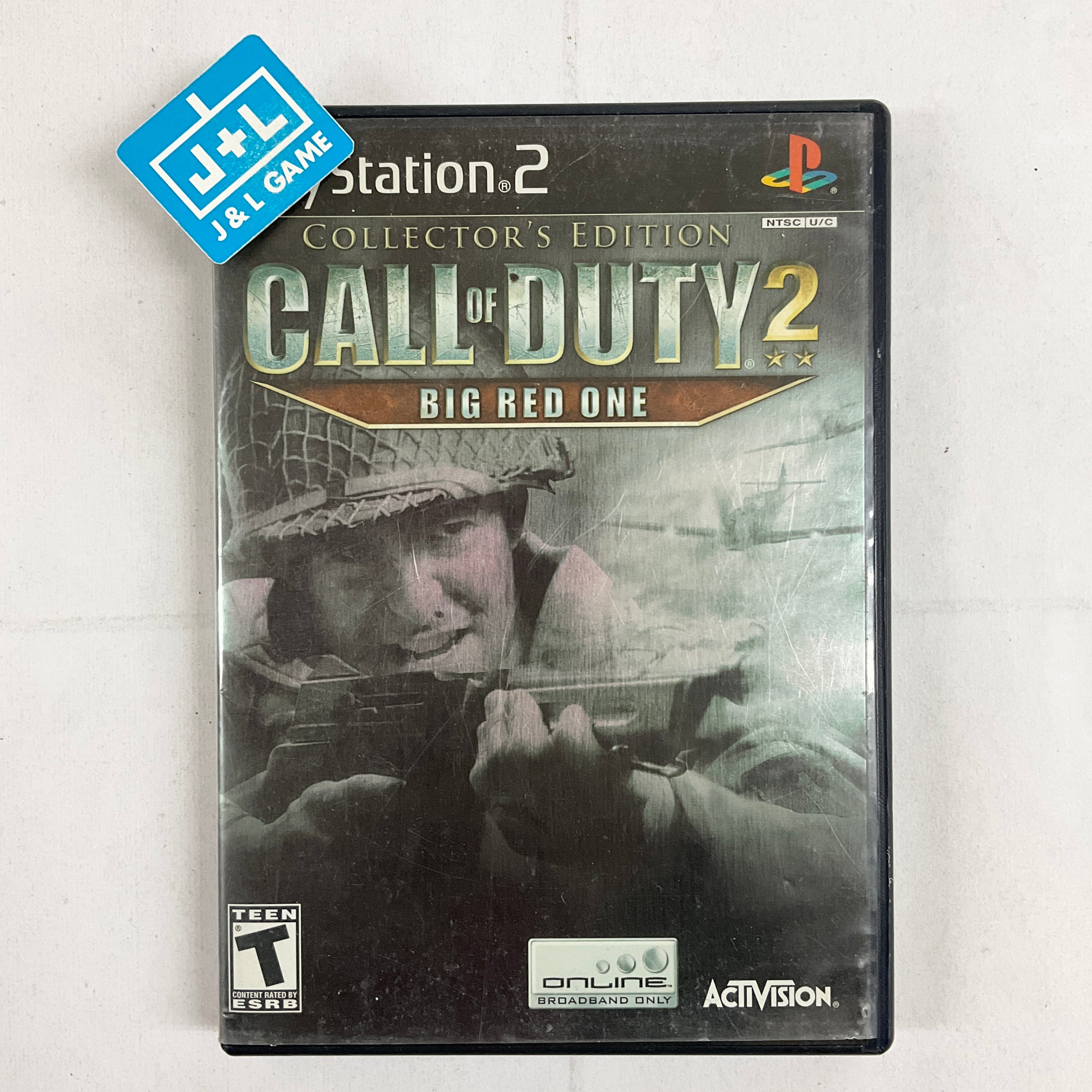 PS2 レア物CoD 2作品】CoD:ファイネストアワー、2 ビッグレッドワン