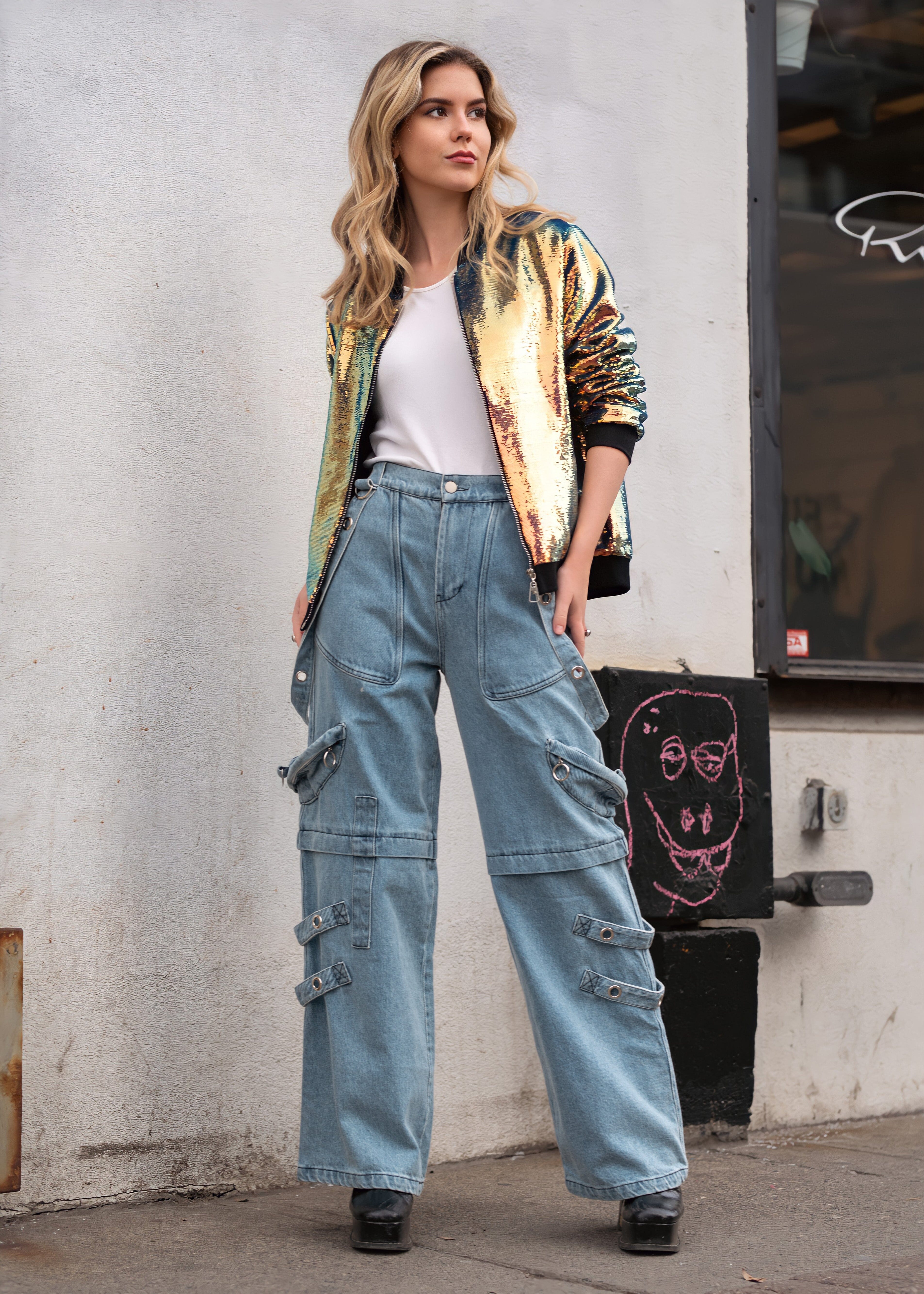 Rivet Strap Cargo Pant - Kate Hewko