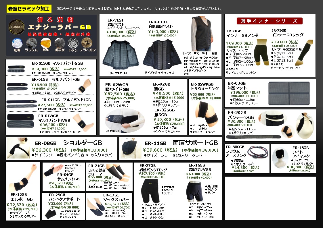 岩盤温熱ルーム、エナジー・カンジンベルトの「コイノテックス」公式