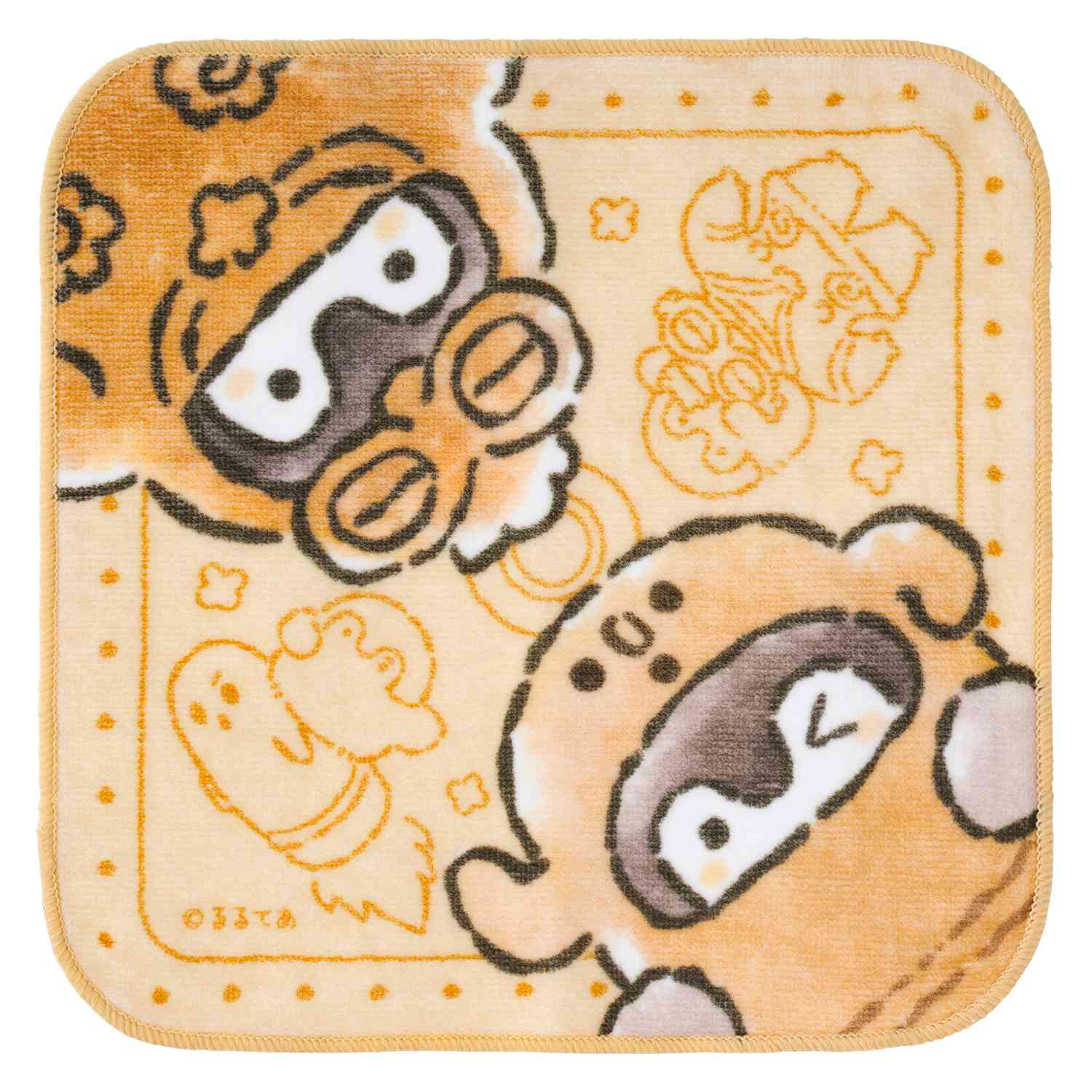 コウペンちゃん どぐはに古墳フィーバー！タオルハンカチ（壁画