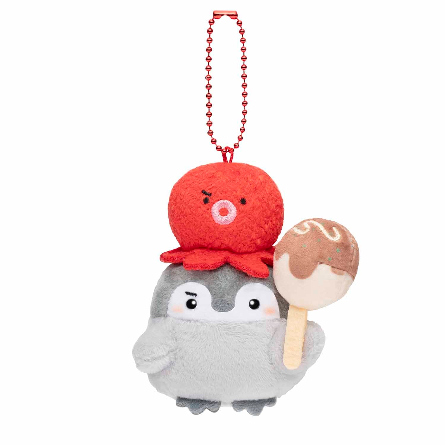 コウペンちゃん アツアツ！タコとたこ焼きな鈴入マスコット – コウペン