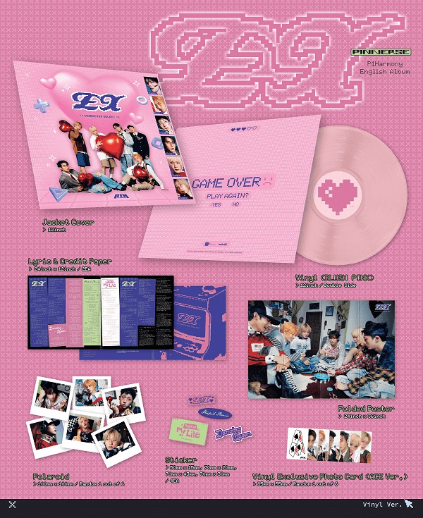 P1HARMONY ENGLISH ALBUM EX VINYL VER. (U.S VER) HELLO82 [POP-UP