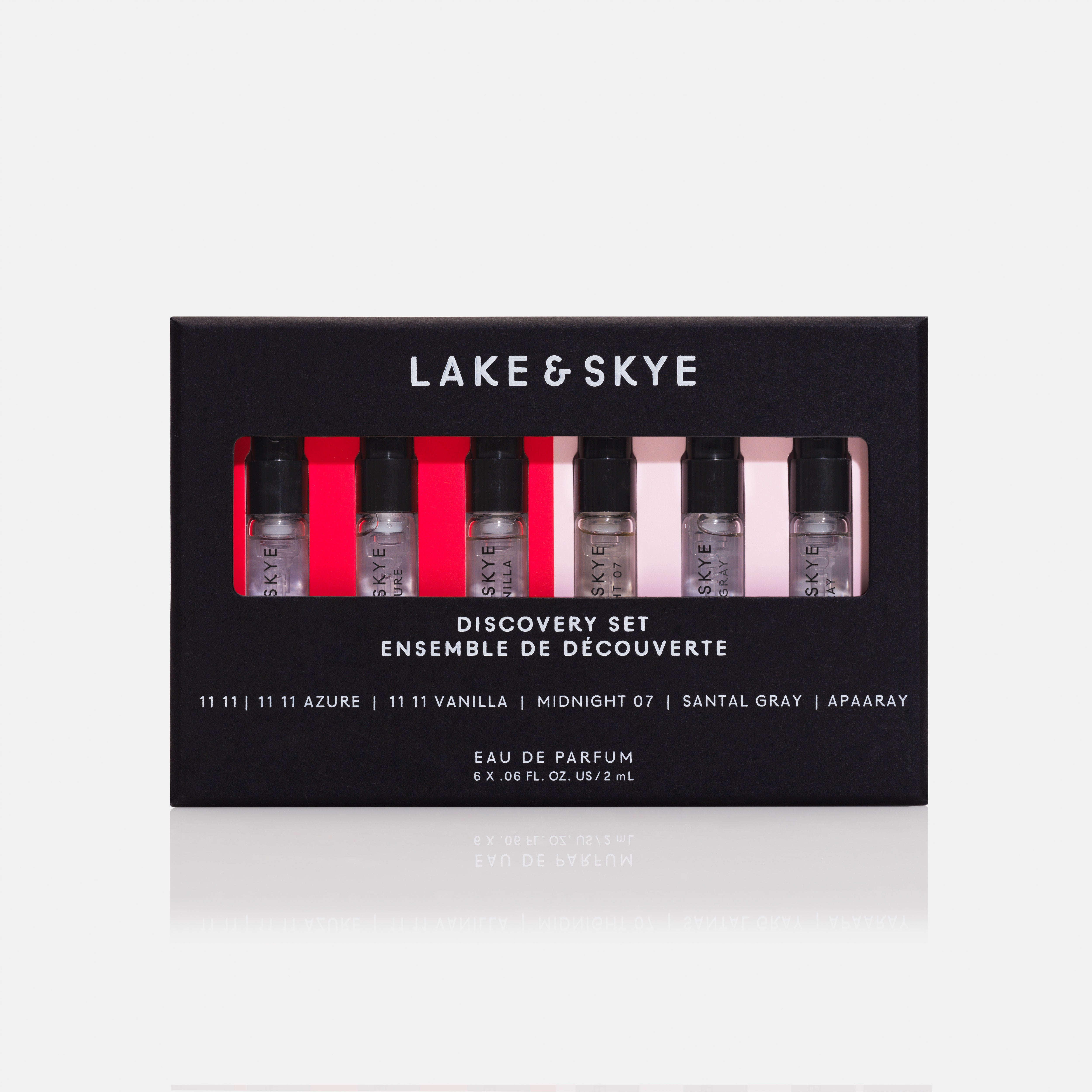 6 Scent Discovery Set (with 11 11 Vanilla) – Lake and Skye