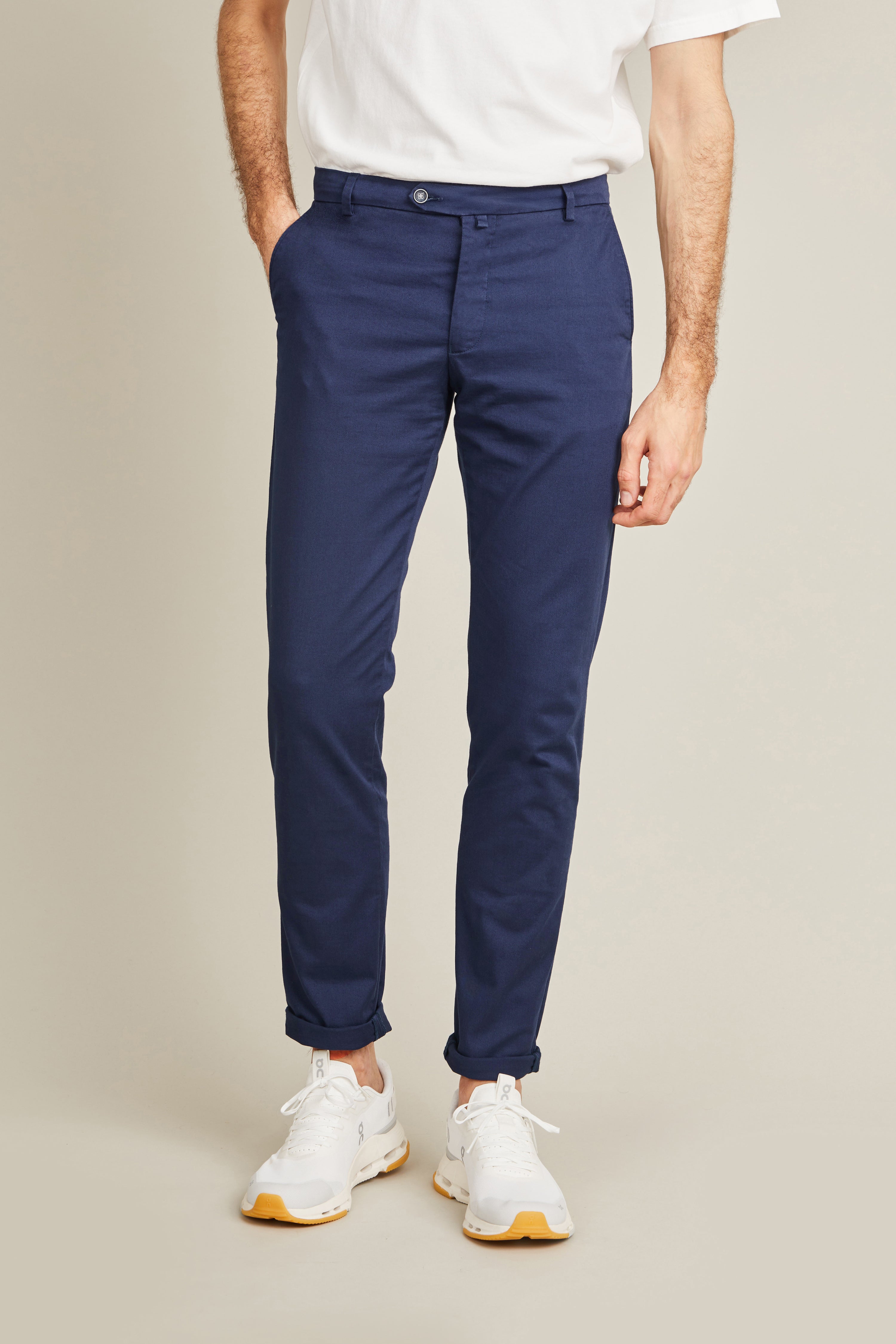 Men's Royal Blue Chino Pants | LePantalon